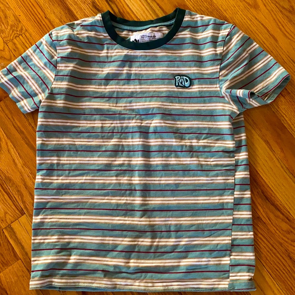 Dutch Bros Striped Rad Tshirt